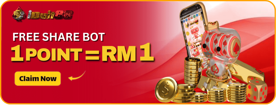 Iduit88 Free Share Bot 1 Point = RM1